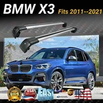 Fits Bmw X3 2011-2021 Suv Top Roof Rack Cross Bar Baggage Luggage Carrier. Fixed Price $139.99.