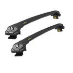 Saab 9-3 Sportwagon 2006-2012 Roof Rack Cross Bars Black Raised Rails Pair. Fixed Price $205.00.
