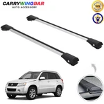For 2000-2015 Suzuki Grand Vitara Flush Roof Racks Crossbars Silver Two Pcs. Fixed Price $129.99.