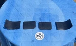 Black Rear Inner Cover Panels Trunk Tail Light Honda Civic Hatch Ef Si Dx. Fixed Price $69.00.
