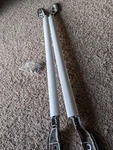 Blizzard Pearl White Lexus LX470 Roof Luggage Rack Support Side Rails 03-07 Oem. Fixed Price $119.00.