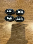 Yakima Round End Caps Black Set 4 Roof Rack Cross Bar Block Moisture. Fixed Price $12.00.