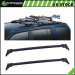 For 2009-2015 Honda Pilot Top Cargo Black Roof Rack Cross Bar Luggage Carrier. Fixed Price $52.81.