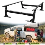 Truck Bed Rack Adjustable Alu Ladder Cargo Pickup For F150/RAM/SILVERADO/SIERRA. Fixed Price $349.00.