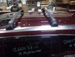 Highlander 2014-2019 Luggage Rack Cross Bars Only 1777920. Fixed Price $169.99.