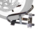 Rack'em Stainless Steel Motorcycle Wheel Chock. Fixed Price $82.45.