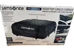 Samsonite Rooftop Cargo Carrier 38 18 In. #995196 15 Cu .open Box. Fixed Price $49.99.
