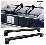 For Land Rover Defender 110 (2020-2026) Roof Rack Cross Bars Slot Rail, Black. Fixed Price $100.00.