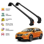 Black Premium Roof Rack Cross Bars For Subaru Xv Trek V3 2012-2019. Fixed Price $189.91.