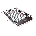 66'' Top Cargo Rack Universal Adjustable Luggage Carrier Basket In. Fixed Price $179.00.