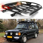 For Land Rover Discovery Ii Roof Rack Cargo Carrier Basket Cross Bar W/ Light. Fixed Price $229.15.