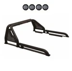 Black Horse GLRB-05B-PLFB Roll Bar W/5.3" Led's Lights For 05-21 Frontier. Fixed Price $1099.69.
