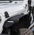 Smittybilt Powder Coated Steel Flat Fenders Flares For 18-25 Jeep Wrangler Jl. Fixed Price $199.95.