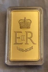 Queen Elizabeth Ii Gold Bar Platinum Jubilee Ingot Royal Family King Charles Uk. Fixed Price $20.17.