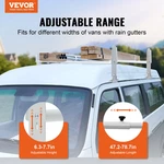 Van Roof Ladder Rack, 2 Bar Alloy Steel Racks, Etc. Fixed Price $89.67.
