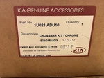 Oem Kia 1U021-ADU10 Chrome Standard Roof Rack Cross Bars For 11-15 Sorento. Fixed Price $164.99.