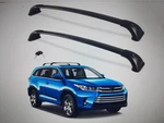 Fits 14-19 Toyota Highlander Black Roof Rack Cross Bar Cargo Carrier Aluminum. Fixed Price $74.99.