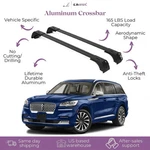 Fits Lincoln Aviator 2020-2025 With Factory Rails Roof Rack Cross Bars 165 Lbs. Fixed Price $139.90.