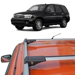 Buick Rainier 2004-2007 Cross Bars Roof Rack Silver Pair Raised Rails. Fixed Price $145.00.