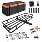 Meefar Hitch Mount Cargo Carrier 53"X19"X5.5" Tail Basket & Waterproof Bag Combo. Fixed Price $139.99.