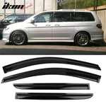 Fits 05-07 Honda Odyssey Smoke Window Visors Sun Rain Guard Vent Acrylic 4PCS. Fixed Price $23.99.