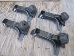 Thule 300 Rain Gutter Feet Mount Roof Rack 6" Tall , No Locks Or Keys. Fixed Price $74.00.