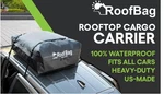 New Gray Roofbag Any 13 Cu Ft-waterproof Triple Seal Cargo CARRIER-40X36X10. Fixed Price $40.00.