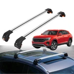 Erkul Roof Rack Crossbars Fit Volkswagen Atlas Sport 20-25 Aluminum Silver. Fixed Price $179.90.