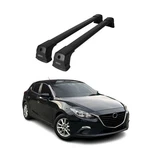 Fix Points Roof Racks Cross Bar Carrier For Mazda 3 Sd Hb 2014-2018 Black 2PCS. Fixed Price $169.99.