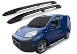 Black Aluminium Roof Rack Rails Side Bars To Fit Fiat Fiorino (2007. Fixed Price $190.19.