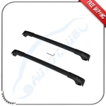 Fits For 2014-22 Jeep Cherokee Roof Rack Cross Bar Black Rails Aluminum Carrier. Fixed Price $71.39.