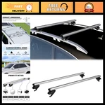 47" Aluminum Roof Rack Cross Bars For Raised Side Rails, Adjustable Cargo Carrie. Fixed Price $89.99.