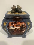 Charles Wysocki's Purr-fect Places Music Box Mabel The Stowaway 2ND Issue A2512. Fixed Price $21.82.