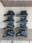 8 Thule Sweden 515-5031 Canoe Kayak Cross Bar Roof Rack Saddles Used Twice. Fixed Price $110.00.