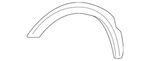 Genuine Land Rover 1999-2004 Discovery Hse Wheel Fender Flare Left DFJ500050PMA. Fixed Price $332.09.