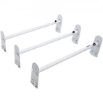 Van Roof Ladder Rack, 3 Bars Alloy Steel Racks, 750 Lbs Capacity Rain-gutte. Fixed Price $143.53.
