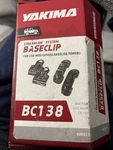 Yakima Baseline Towers Clip Pad B68-5 Used Good.. Fixed Price $50.00.