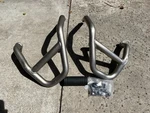 Used Oem Triumph Tiger 900 850 Lower Engine Protector Crash Bar Kit A9780053. Fixed Price $75.00.