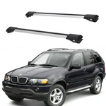 Roof Rack Cross Bars Set To Fit Bmw X5 E53 1999-2006 Gray. Fixed Price $128.48.
