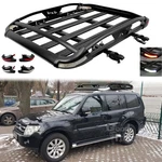 For Mitsubishi Montero 1994-2006 Roof Rack Carrier Basket & Crossbar + Led Light. Fixed Price $229.22.