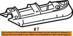 63498-42020 Toyota Cover, Roof Rack Lower, Rear Lh 6349842020, New Genuine Oem P. Fixed Price $37.39.