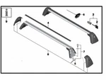 Genuine Bmw Roof Rack 82-71-2-295-099 New. Fixed Price $195.74.