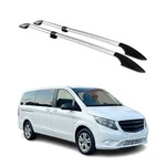 2016-2024 Mercedes Metris Mid Wheel Base Roof Rack Rails Side Silver. Fixed Price $229.99.
