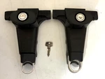 2 Yakima 1A High Roof Rack Towers Gutter Mount Hirise Lock & Key Made Usa. Fixed Price $79.95.