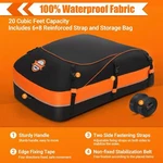 20 Cubic Roof Top Rack Carrier Cargo Bag 900D Luggage Storage For Family. Fixed Price $69.99.