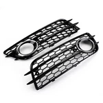 Fog Light Cover Grille Honeycomb For Audi A4 S4 B8 S-line 2008-2012 09 10. Fixed Price $59.36.