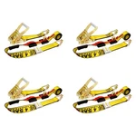 4 Pack 2" X 10' Over Tire Car Hauler Truck Trailer Auto Ratchet Tie Down Strap. Fixed Price $104.26.