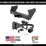 For 2010 Dodge Ram 3500 Trailer Hitch W/ 7PIN Wiring Fit Uscar Plug C&cs Curt. Fixed Price $504.99.