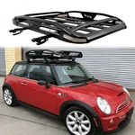 For Mini Cooper 50"X38" Raise Roof Rack Crossbars Cargo Basket Carrier W/light. Fixed Price $229.25.
