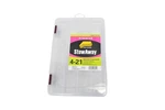 Plano Prolatch Stowaway 2-3601 Utility Box 4-21 Adjustable Clear Organizer. Fixed Price $15.49.